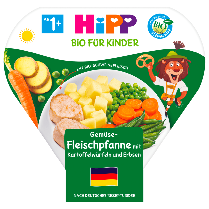 Hipp Bio Gemüse-Fleischpfanne Kartoffel-Würfel 250g